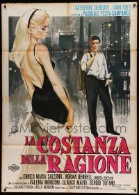 5k397 LA COSTANZA DELLA RAGIONE Italian 1p '64 great Symeoni art of sexy Catherine Deneuve!