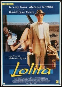 5k410 LOLITA Italian 1p '98 different image of sexy young Dominique Swain & Jeremy Irons!