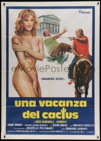 5k489 UNA VACANZA DEL CACTUS Italian 1p '81 great art of sexy naked Anna Maria Rizzoli!