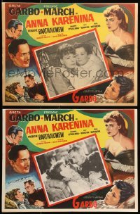 5k132 ANNA KARENINA 8 Mexican LCs R60s Greta Garbo, Fredric March, Freddie Bartholomew, Rathbone!