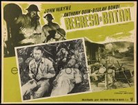 5k171 BACK TO BATAAN Mexican LC '45 great close up of John Wayne in World War II Philippines!