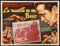 5k207 IN A LONELY PLACE Mexican LC R50s Humphrey Bogart behind bar stares at Gloria Grahame!