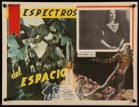5k230 PLAN 9 FROM OUTER SPACE Mexican LC '58 great close up of Vampira + cool border art!