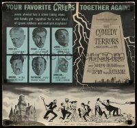 5k061 COMEDY OF TERRORS pressbook '64 Boris Karloff, Peter Lorre, Vincent Price, Joe E. Brown!