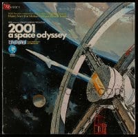 5k029 2001: A SPACE ODYSSEY soundtrack record '68 Stanley Kubrick Cinerama classic, McCall art!