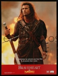 5k526 BRAVEHEART 10 French LCs '95 Mel Gibson as Scottish William Wallace, Sophie Marceau!