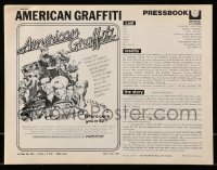 5m542 AMERICAN GRAFFITI pressbook '73 George Lucas, plus two supplemental pressbooks & supplement!