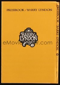 5m556 BARRY LYNDON pressbook '75 Stanley Kubrick, Ryan O'Neal, historical romantic war melodrama!