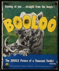 5m581 BOOLOO pressbook '38 A Saga of the Jungle, Colin Tapley hunting Malayan white tiger!