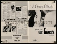 5m660 FIANCES pressbook '63 Ermanno Olmi's I Fidanzati, Anna Canzi, a cinema classic!