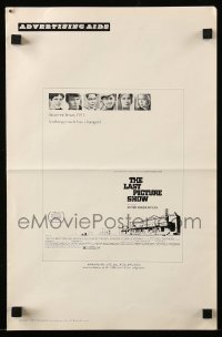 5m737 LAST PICTURE SHOW pressbook '71 Peter Bogdanovich, Jeff Bridges, Ellen Burstyn, Tim Bottoms