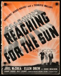 5m847 REACHING FOR THE SUN pressbook '41 William Wellman, Joel McCrea, Ellen Drew, Eddie Bracken