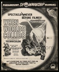 5m983 WHEN WORLDS COLLIDE pressbook '51 George Pal doomsday classic, planets destroy Earth!