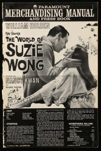 5m992 WORLD OF SUZIE WONG pressbook '60 William Holden was the first man that Nancy Kwan ever loved!