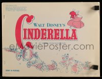 5m249 CINDERELLA presskit w/ 14 stills R65 Walt Disney classic romantic musical cartoon!