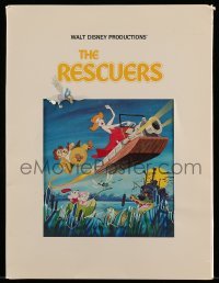 5m417 RESCUERS presskit w/ 7 stills '77 Disney adventure cartoon from depths of Devil's Bayou!