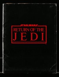5m418 RETURN OF THE JEDI presskit w/ 8 stills '83 George Lucas, includes 63-page supplement!