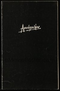 5m063 APOCALYPSE NOW souvenir program book '79 Francis Ford Coppola Vietnam classic!