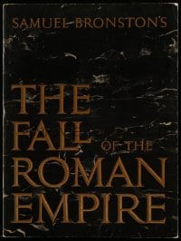 5m087 FALL OF THE ROMAN EMPIRE souvenir program book '64 Anthony Mann sword & sandal epic!