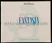 5m090 FANTASIA souvenir program book R90 Mickey Mouse & others, Disney musical cartoon classic!