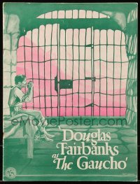 5m097 GAUCHO Grauman's Chinese Theatre souvenir program book '27 Douglas Fairbanks, great content!