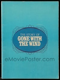 5m101 GONE WITH THE WIND souvenir program book R67 the story behind the most classic movie!