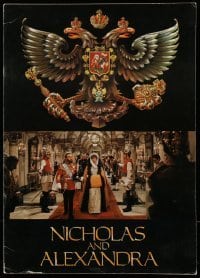 5m124 NICHOLAS & ALEXANDRA English souvenir program book '71 the end of the Russian aristocracy!