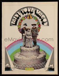 5m127 PAINT YOUR WAGON souvenir program book '69 cool Peter Max artwork on front & back covers!