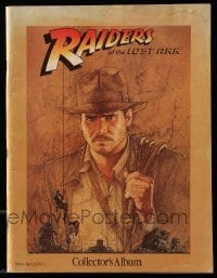 5m133 RAIDERS OF THE LOST ARK Canadian souvenir program book '81 art of Harrison Ford by Amsel!