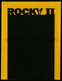 5m135 ROCKY II souvenir program book '79 Sylvester Stallone & Carl Weathers, boxing sequel!