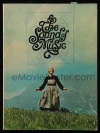 5m142 SOUND OF MUSIC 52pg souvenir program book '65 Julie Andrews, Robert Wise musical classic!