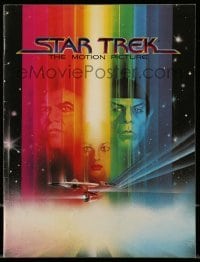 5m147 STAR TREK souvenir program book '79 Bob Peak art of Shatner, Nimoy & Khambatta!