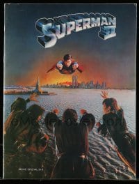 5m153 SUPERMAN II souvenir program book '81 Christopher Reeve, Terence Stamp, Gene Hackman,Kidder!
