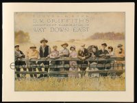 5m167 WAY DOWN EAST souvenir program book '20 D.W. Griffith's magnificent elaboration!