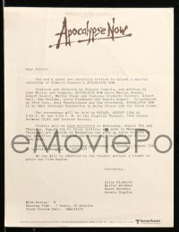 5m173 APOCALYPSE NOW set of 5 presskit supplements '79 Francis Ford Coppola, lots of information!