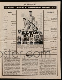 5m663 FLAMING STAR pressbook '60 cowboy Elvis Presley, Barbara Eden, directed by Don Siegel!