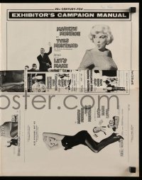 5m740 LET'S MAKE LOVE pressbook '60 great images of super sexy Marilyn Monroe & Yves Montand!