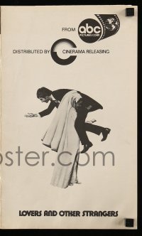 5m752 LOVERS & OTHER STRANGERS pressbook '70 it's about marriage, love, sex, passion & seduction!