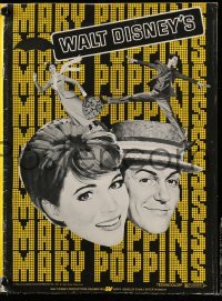5m773 MARY POPPINS pressbook R73 Julie Andrews & Dick Van Dyke in Disney classic!