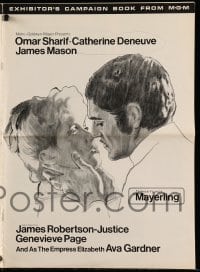 5m777 MAYERLING pressbook '69 no woman could satisfy Omar Sharif until Catherine Deneuve!