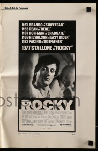 5m857 ROCKY pressbook '76 boxer Sylvester Stallone, Talia Shire, boxing classic!