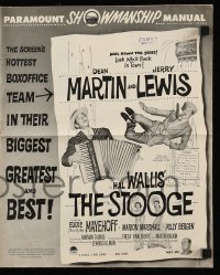 5m914 STOOGE pressbook '52 artwork of singing vaudeville team Dean Martin & Jerry Lewis!