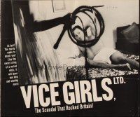 5m971 VICE GIRLS, LTD. pressbook '64 like the sweet sting of a whip it'll leave you wanting more!