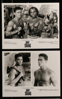 5m391 ONLY THE STRONG presskit w/ 9 stills '93 Mark Dacascos, dancing & martial arts!