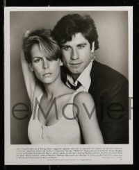5m399 PERFECT presskit w/ 11 stills '85 great images of sexy Jamie Lee Curtis & John Travolta!