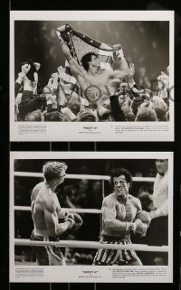 5m423 ROCKY IV presskit w/ 3 stills '85 heavyweight boxing champ Sylvester Stallone!