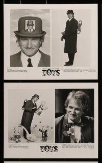 5m476 TOYS presskit w/ 12 stills '92 Robin Williams, Joan Cusack, directed by Barry Levinson!