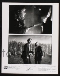 5m501 X-FILES presskit w/ 6 stills '98 David Duchovny, Gillian Anderson, Martin Landau, sci-fi!