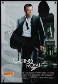 5p036 CASINO ROYALE Aust 1sh '06 Daniel Craig as James Bond, Eva Green, different!