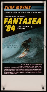 5p041 FANTASEA '84 Aust daybill '84 great close up surfing photo, a blast of ocean fever!